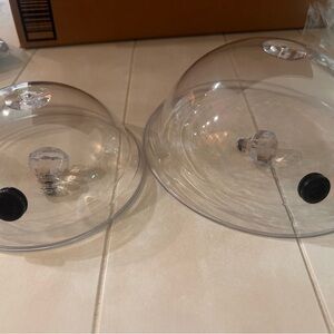 Clear Acrylic Food Covers with Knobs